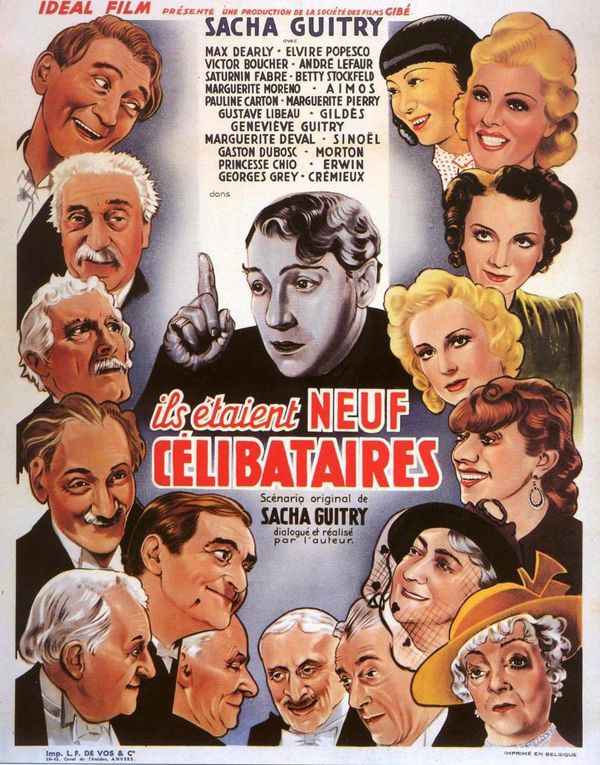 Ils étaient neuf célibataires - Película 1939