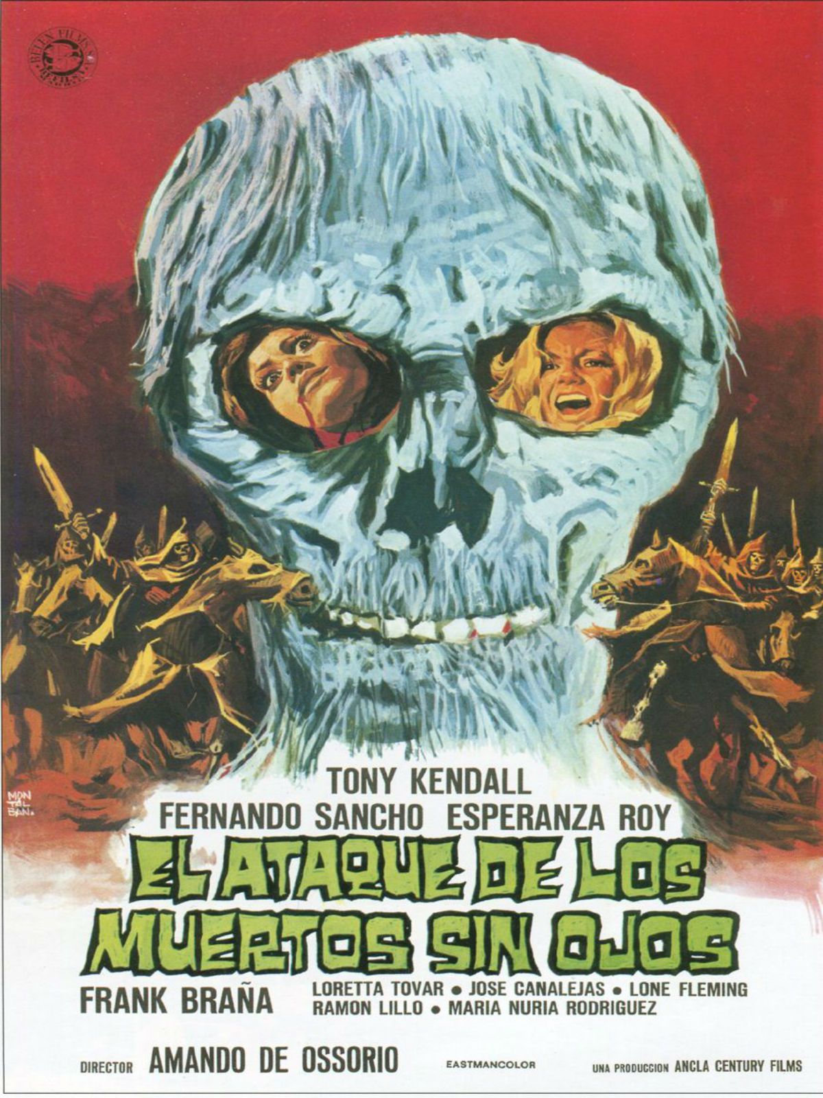 El ataque de los muertos sin ojos - Película 1973