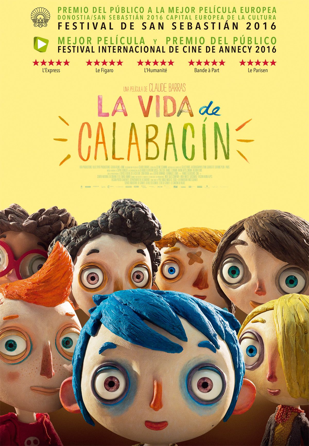 La vida de Calabacín - Película 2015