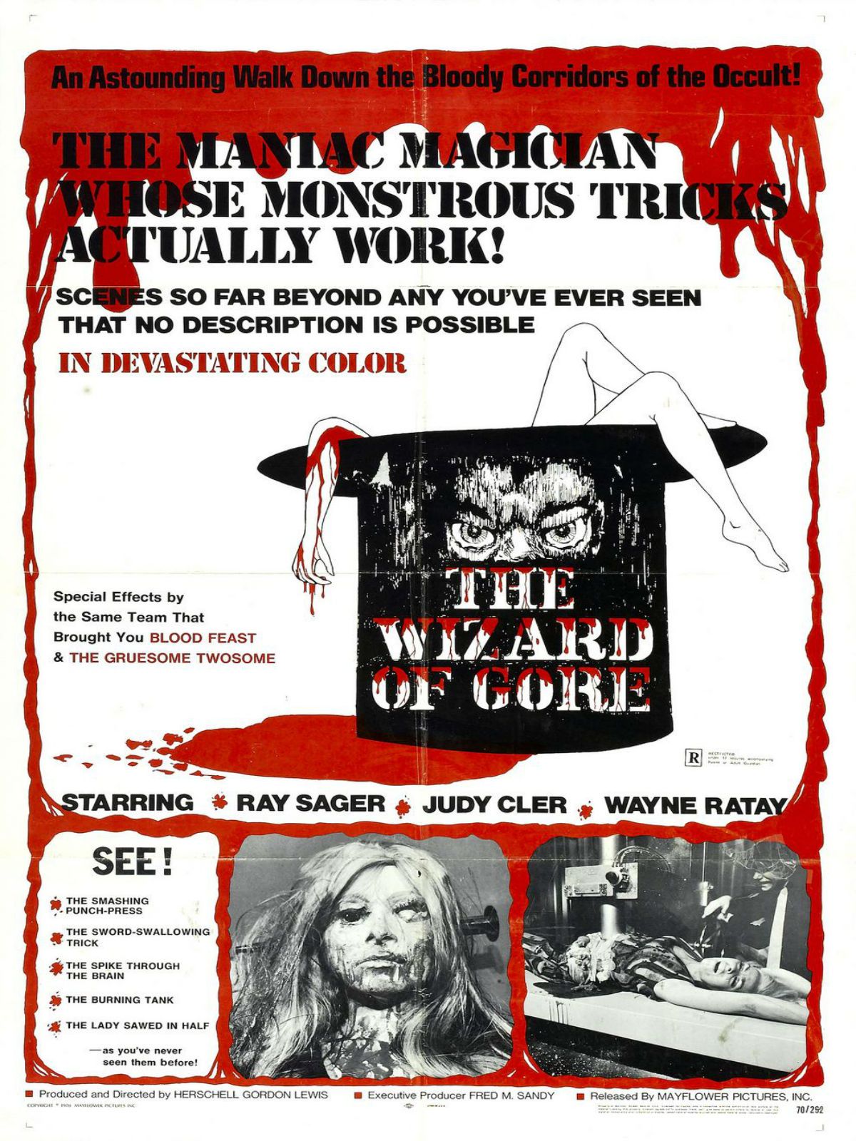 El mago del gore - Película 1970