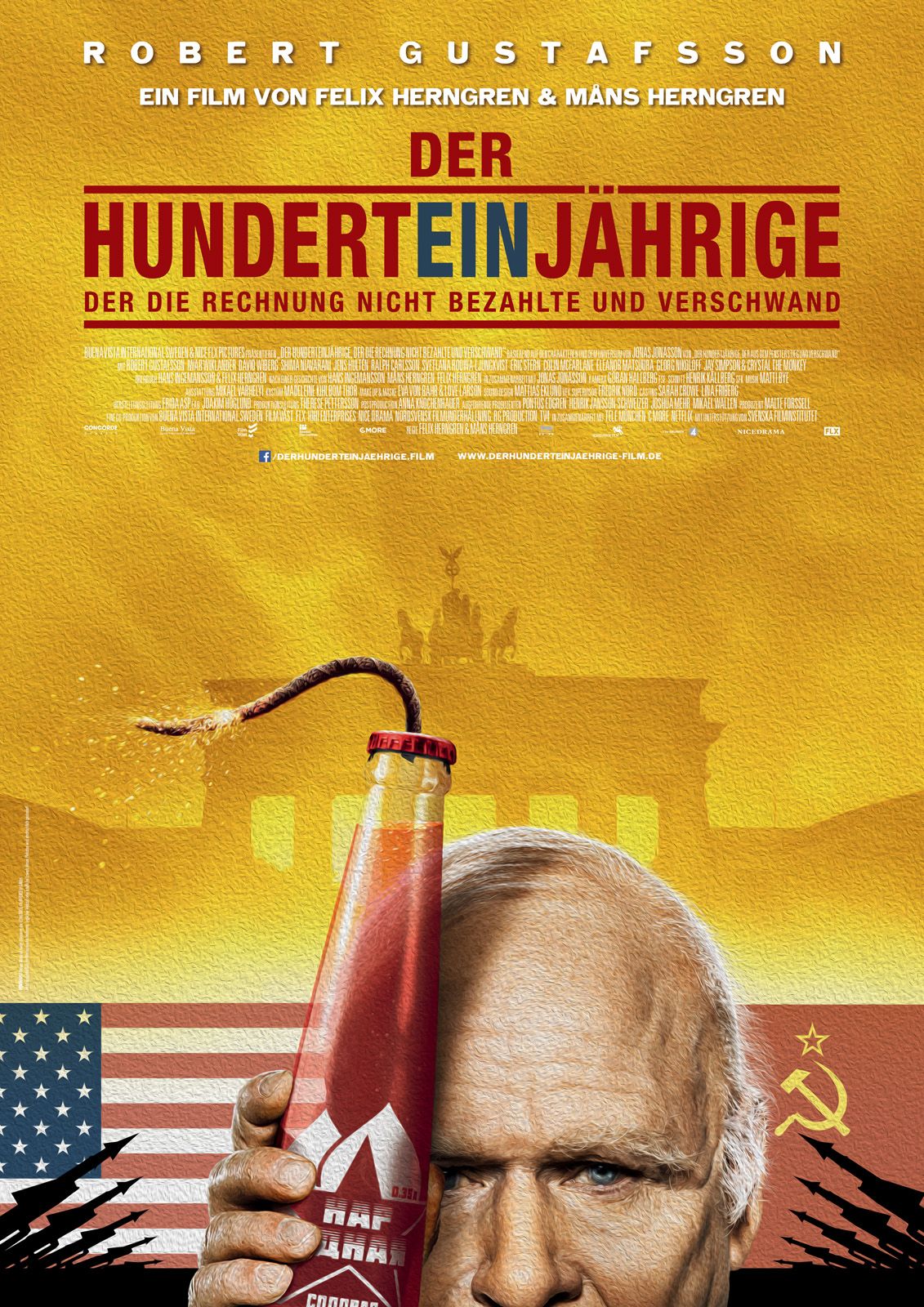 El abuelo que no pagó la cuenta y se largó - Película 2016