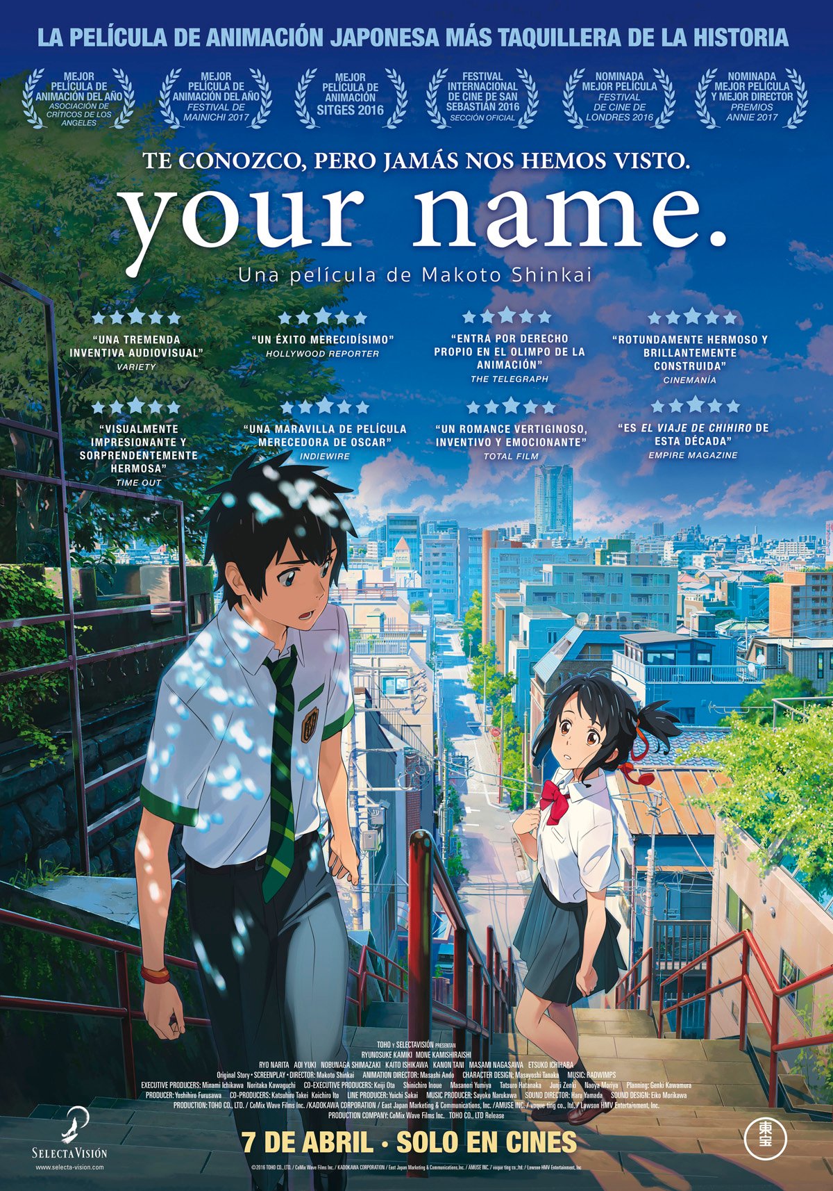 Cartel de la película Your Name - Foto 6 por un total de 54 - SensaCine.com