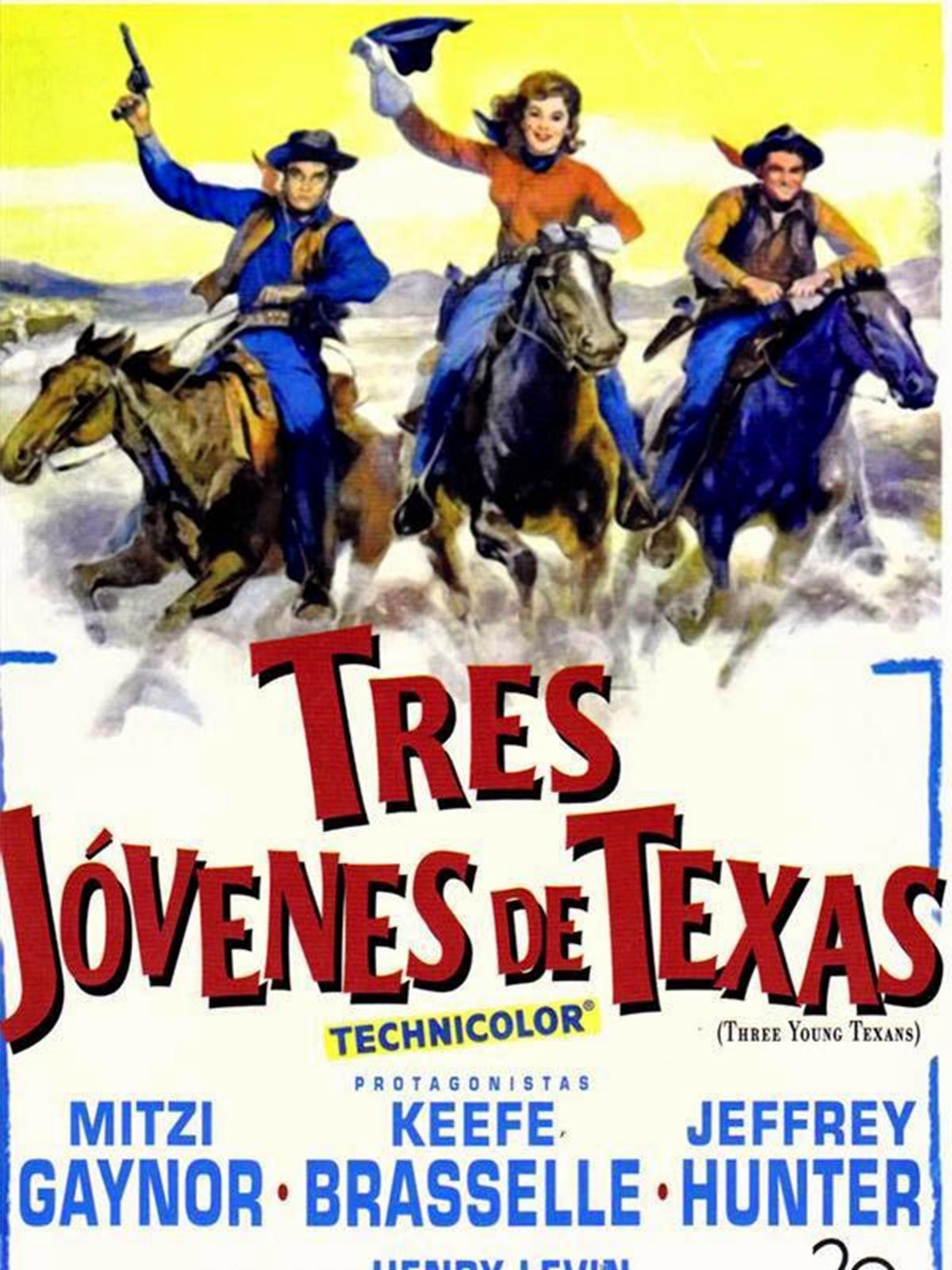 Tres jóvenes de Texas - Película 1954