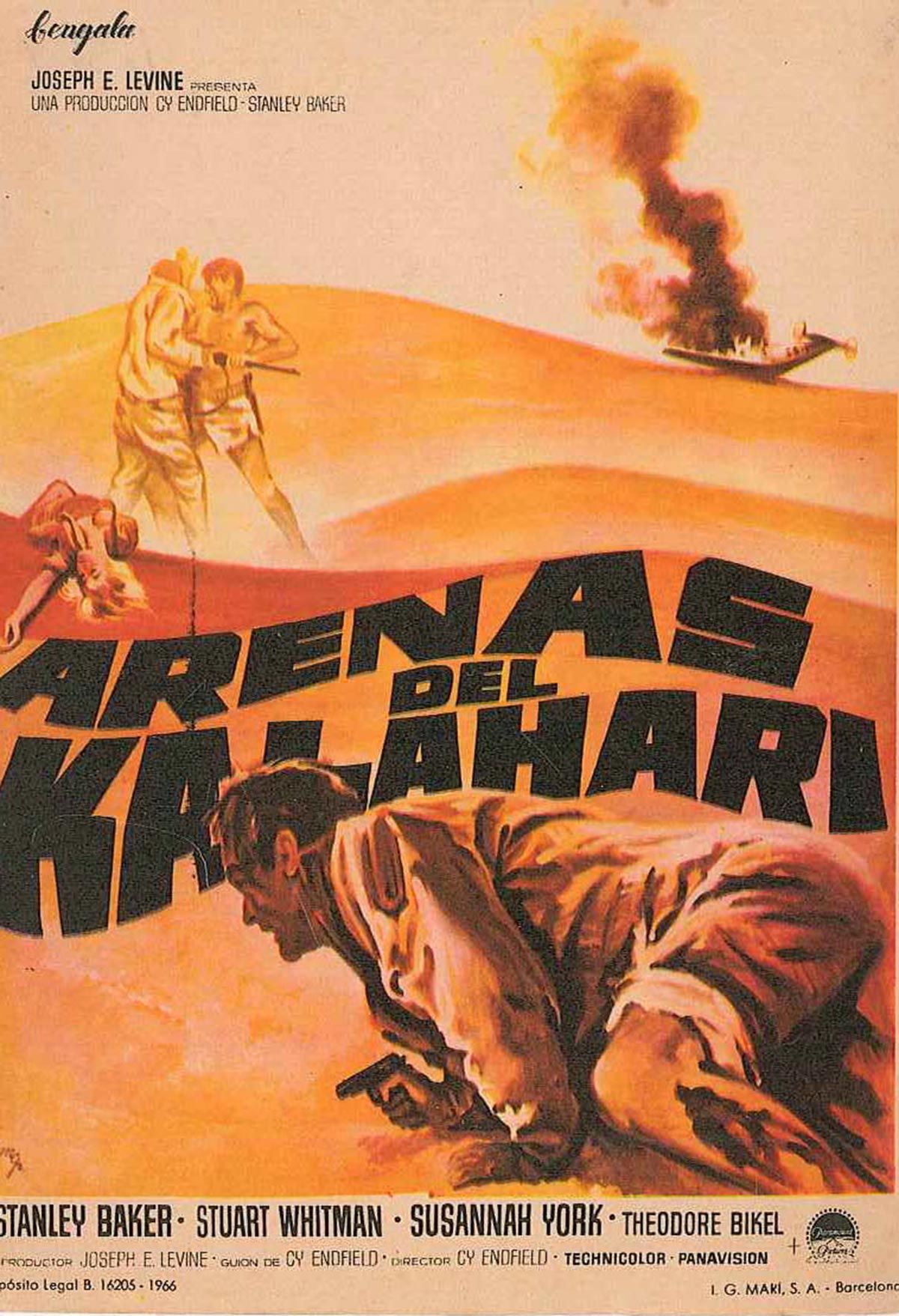 Arenas del Kalahari - Película 1965
