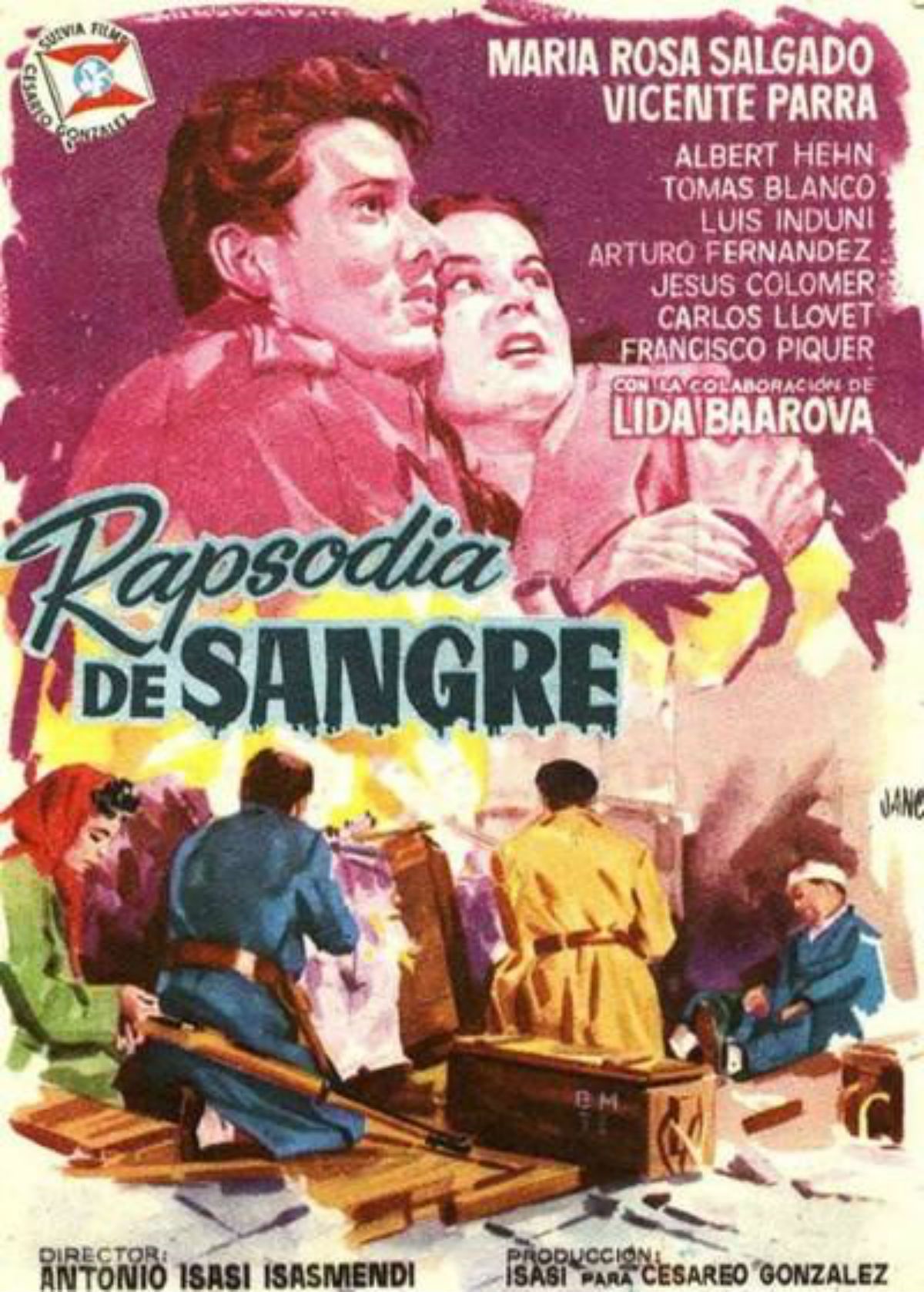 Rapsodia de sangre - Película 1958