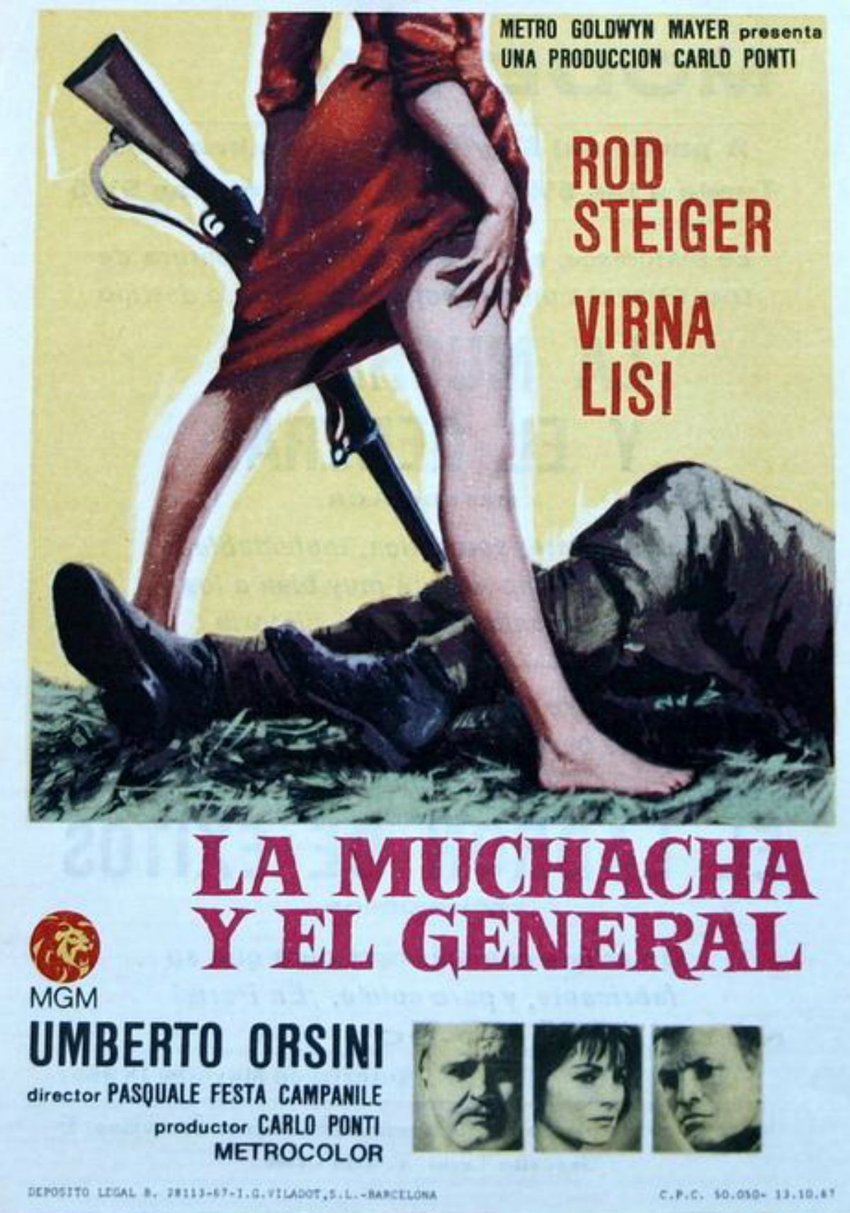 La muchacha y el general - Película 1967
