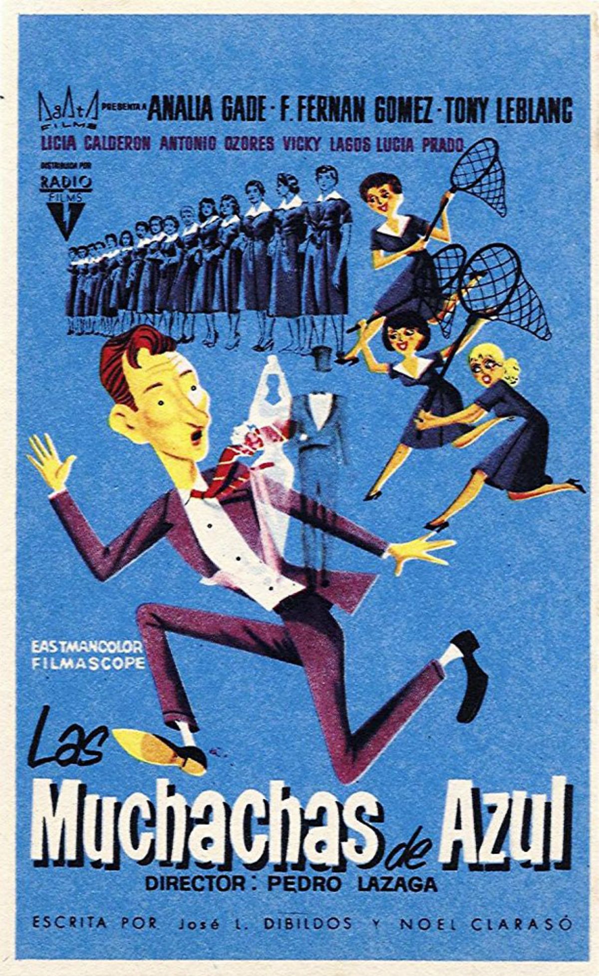 Las muchachas de azul - Película 1957
