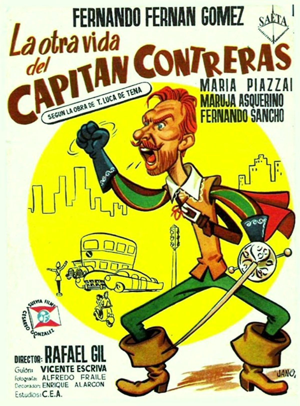 La otra vida del capitán Contreras - Película 1955