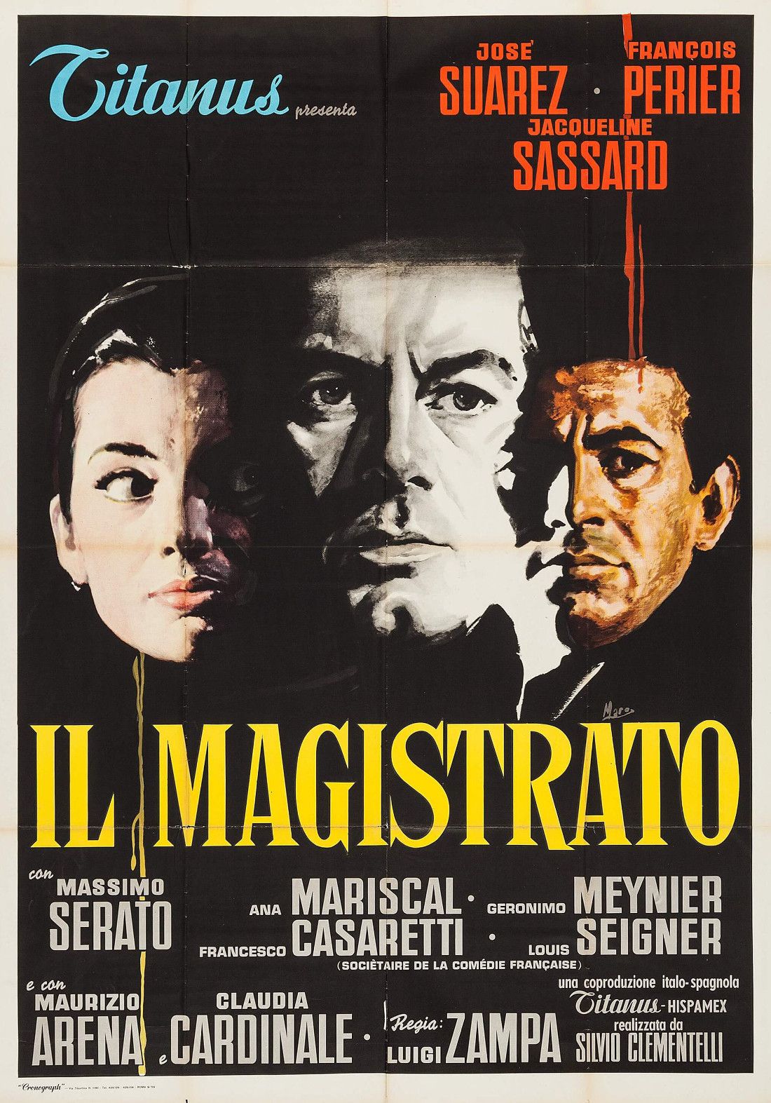 Il magistrato - Película 1959