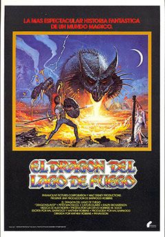 El dragón del lago de fuego - Película 1981