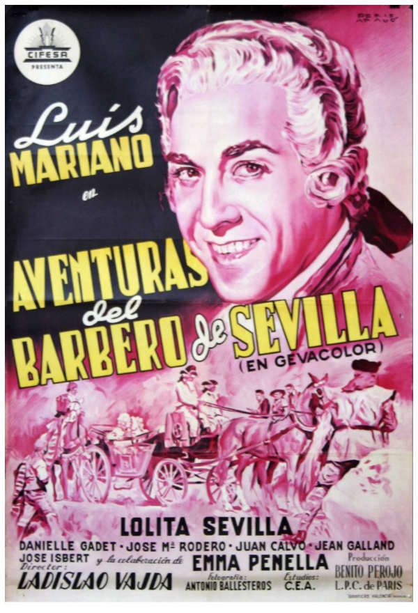 Aventuras del barbero de Sevilla - Película 1954