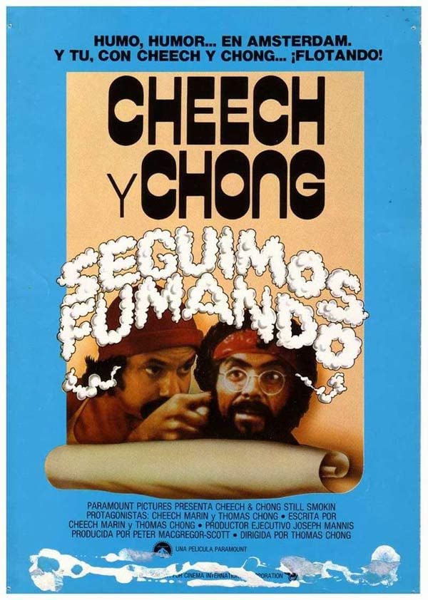 cheech y chong en cartel de humo