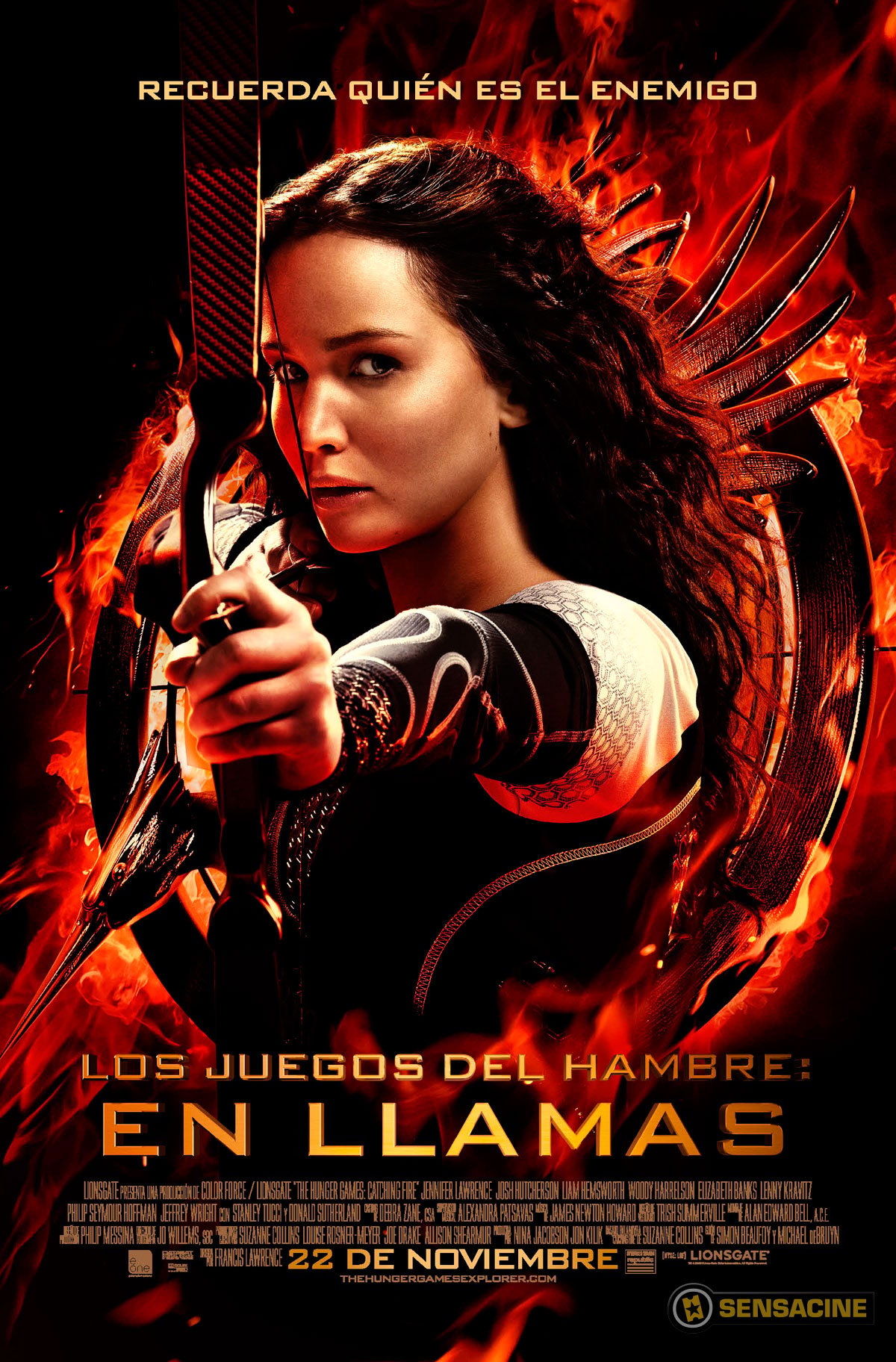 póster de la película En llamas