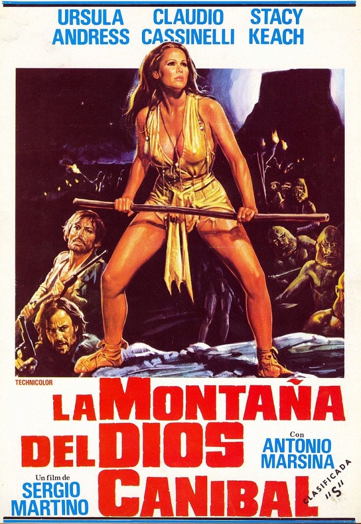 La montaña del Dios caníbal - Película 1978
