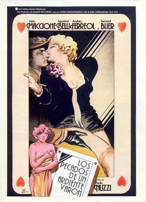 Los pecados de un ardiente varón - Película 1975