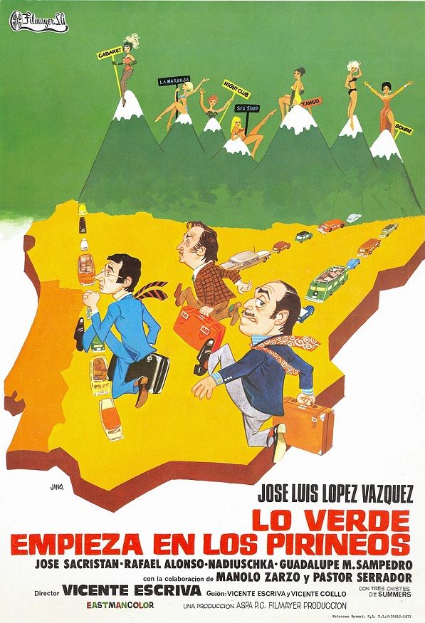Lo verde empieza en Los Pirineos - Película 1973
