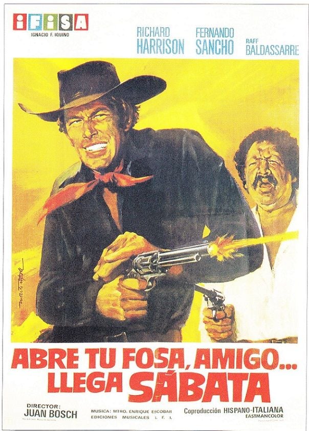 Abre tu fosa, amigo, llega Sábata... - Película 1971