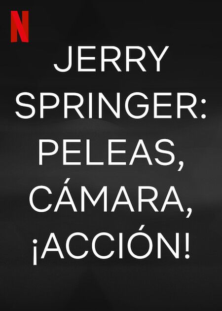 Jerry Springer: Peleas, cámara, ¡acción! : Cartel