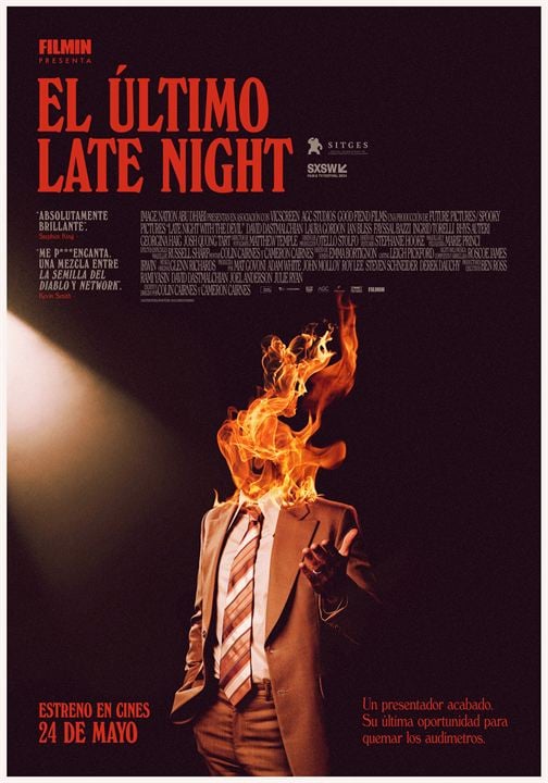 El último Late Night : Cartel