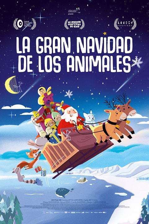 La gran Navidad de los animales : Cartel