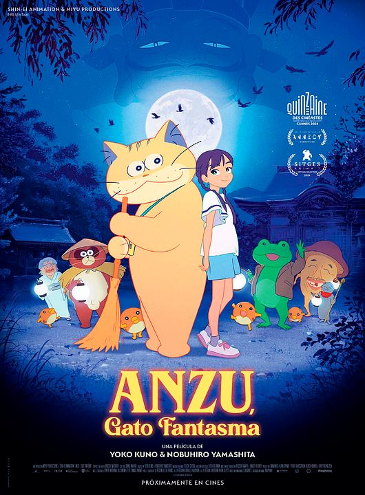 Anzu, el gato fantasma : Cartel