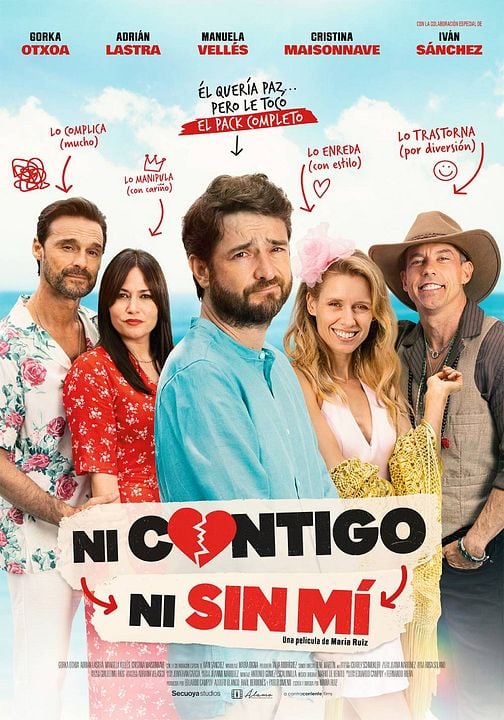 Ni contigo ni sin mí : Cartel