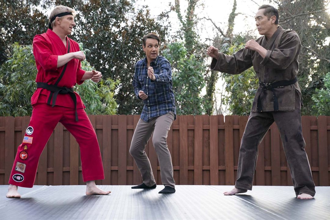 Foto Ralph Macchio, William Zabka, Yuji Okumoto