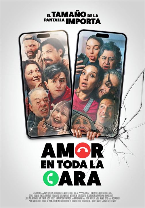 Amor en toda la cara : Cartel