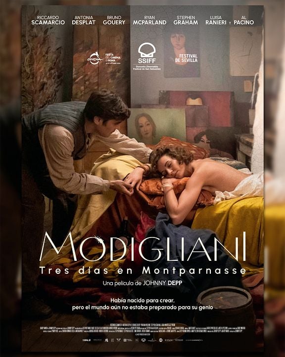 Modigliani, tres días en Montparnasse : Cartel