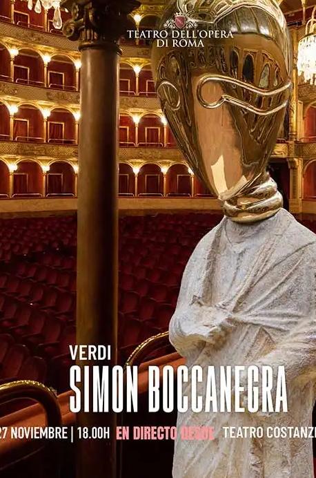 Simon Boccanegra desde el Teatro dell'opera di Roma : Cartel