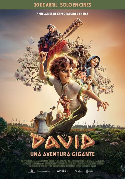 David, una aventura gigante : Cartel