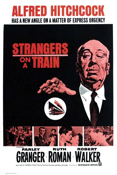 Extraños en un tren : Cartel