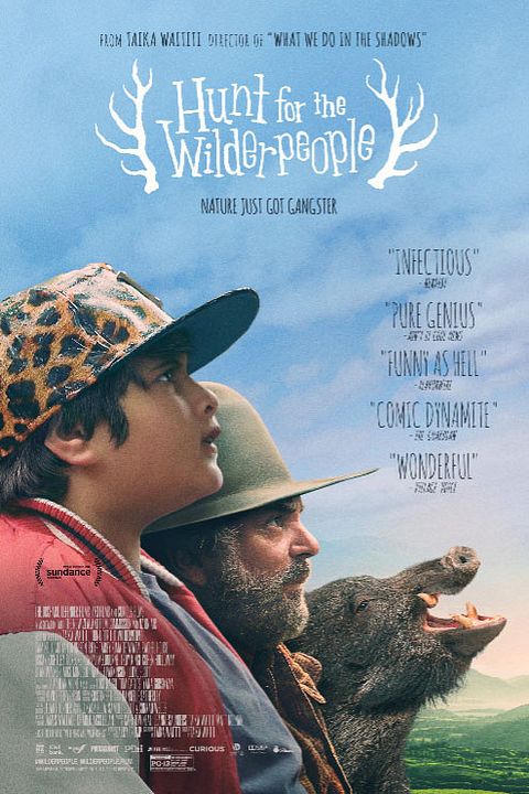 Hunt for the Wilderpeople, a la caza de los ñumanos : Cartel