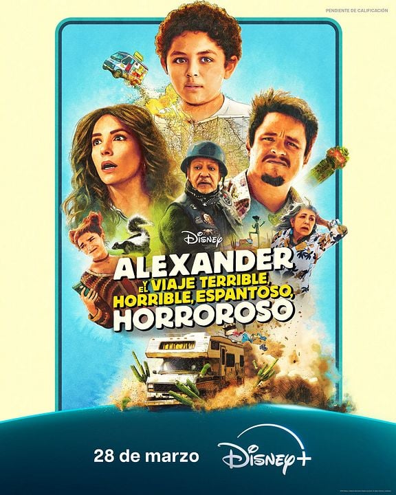 Alexander y el viaje terrible, horrible, espantoso, horroroso : Cartel
