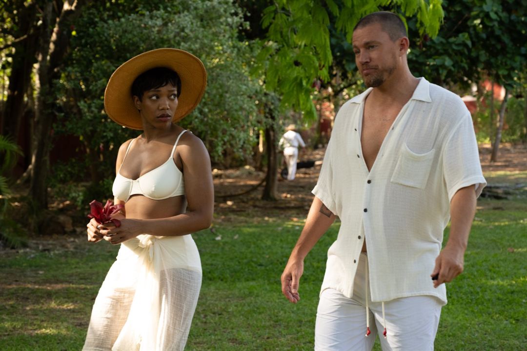 Parpadea dos veces : Foto Channing Tatum, Naomi Ackie