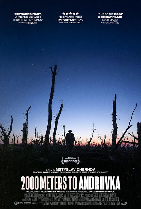 2000 metros hasta Andriivka : Cartel