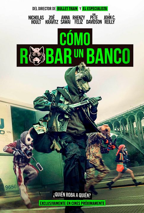 Cómo robar un banco : Cartel