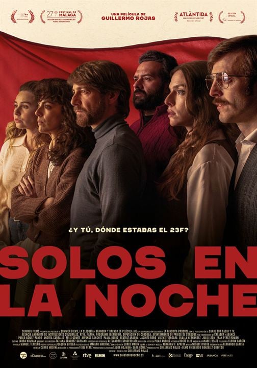 Solos en la noche : Cartel