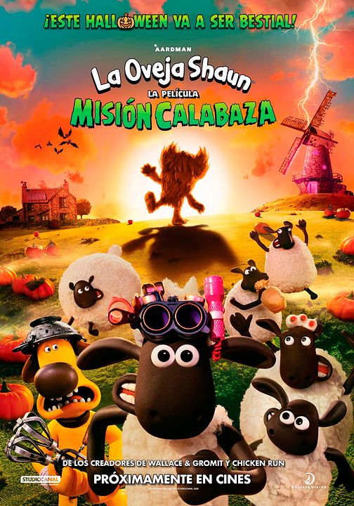 La oveja Shaun: Misión calabaza : Cartel