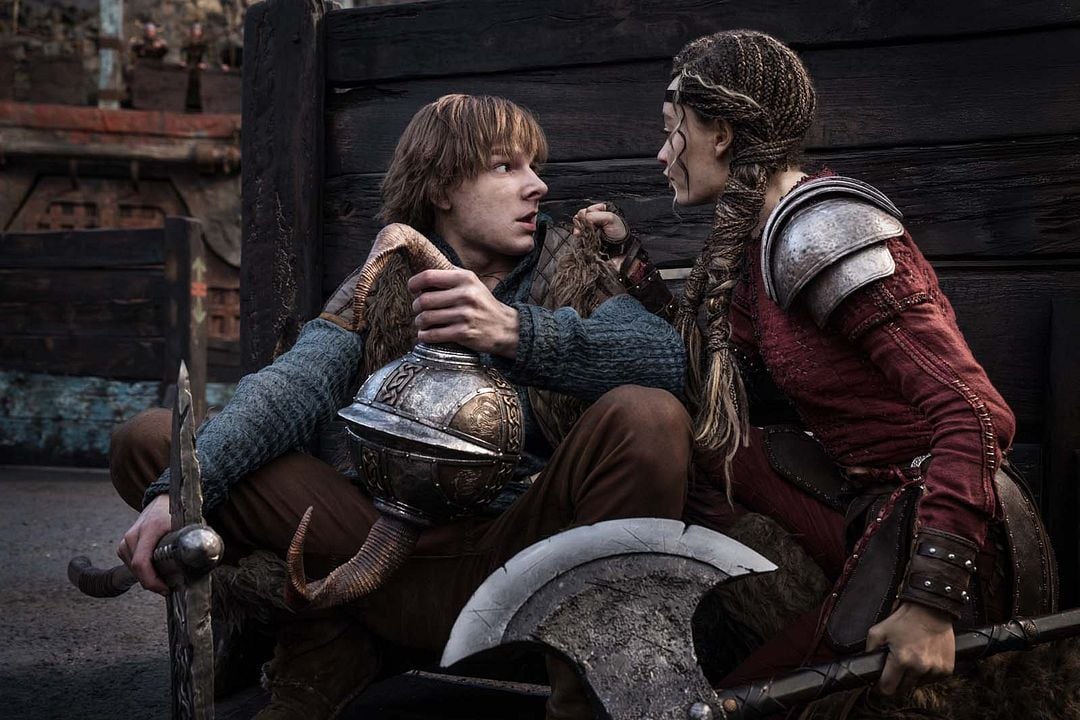 Cómo entrenar a tu dragón : Foto Mason Thames, Nico Parker