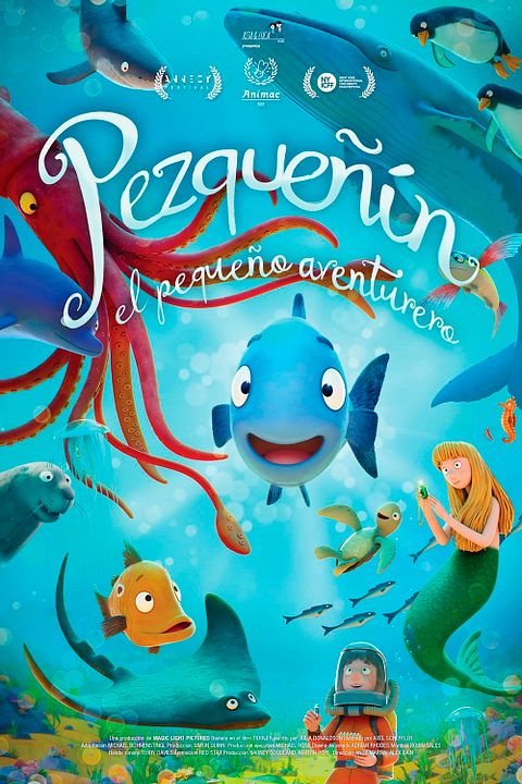 Pezqueñín, el pequeño aventurero : Cartel