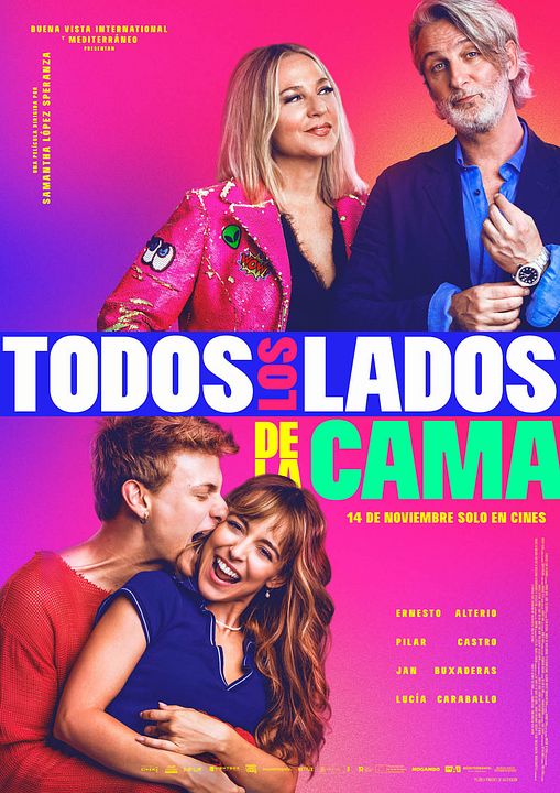 Todos los lados de la cama : Cartel