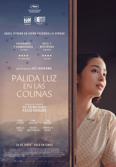 Pálida luz en las colinas : Cartel