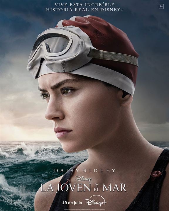 La joven y el mar : Cartel