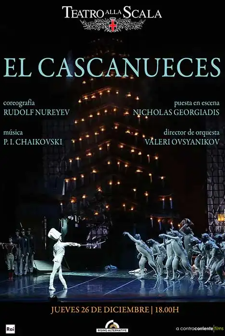 El Cascanueces desde el Teatro alla Scala : Cartel