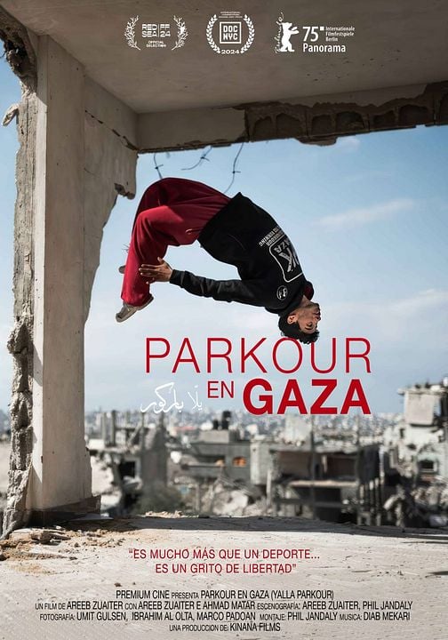 Parkour en Gaza : Cartel