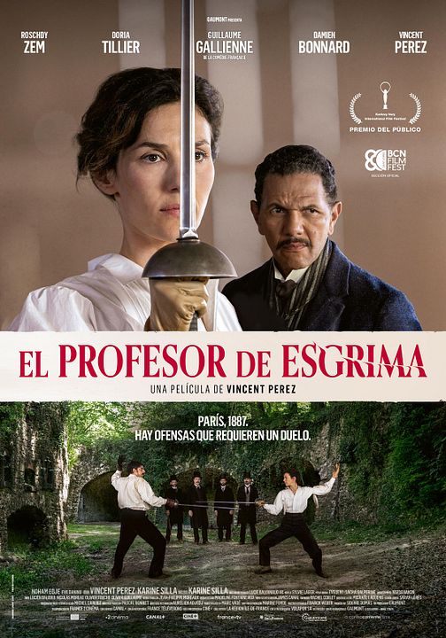 El profesor de esgrima : Cartel