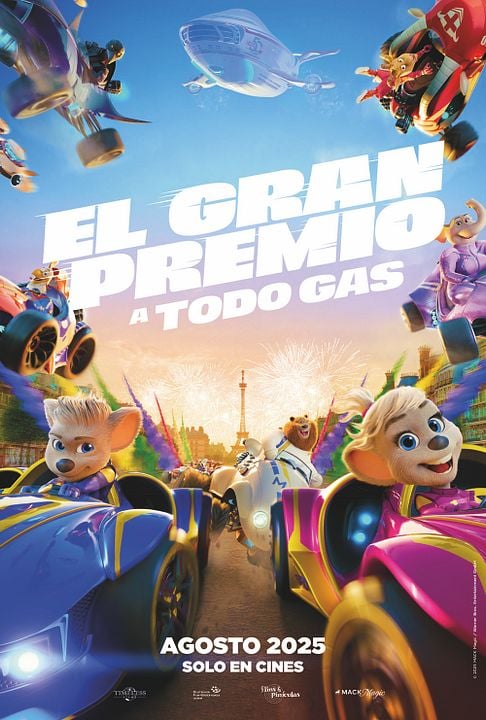 El gran premio: A todo gas : Cartel