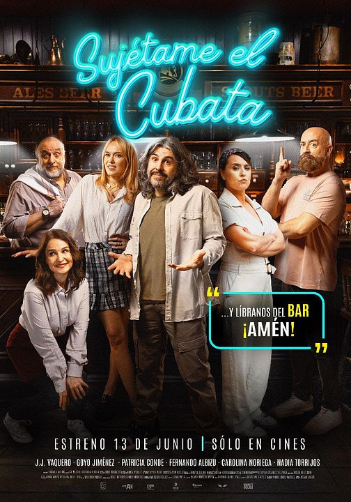 Sujétame el cubata : Cartel