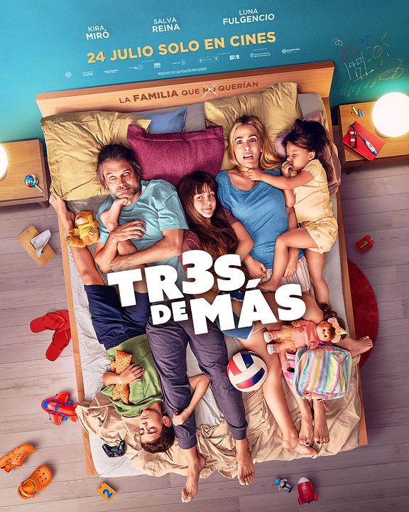 Tres de más : Cartel